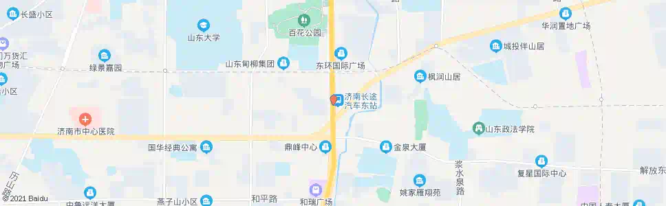 济南二环东路工业南路_公交站地图_济南公交_妙搜公交查询2025