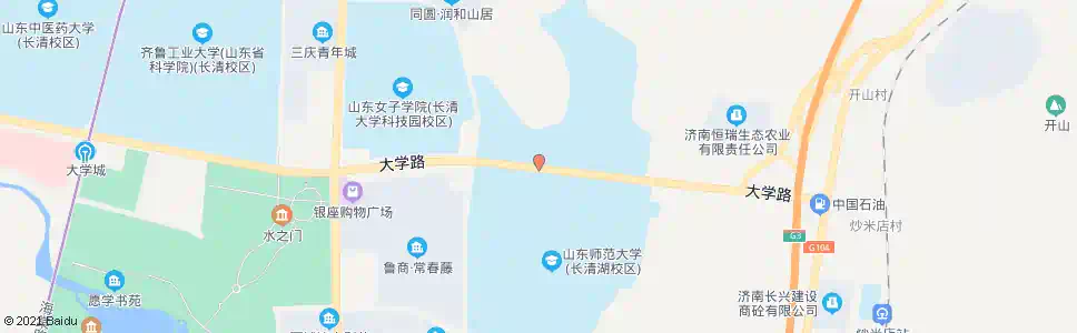济南工艺美院西门_公交站地图_济南公交_妙搜公交查询2025