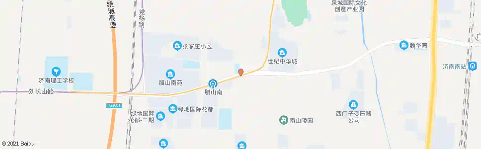 济南腊山张庄村_公交站地图_济南公交_妙搜公交查询2025