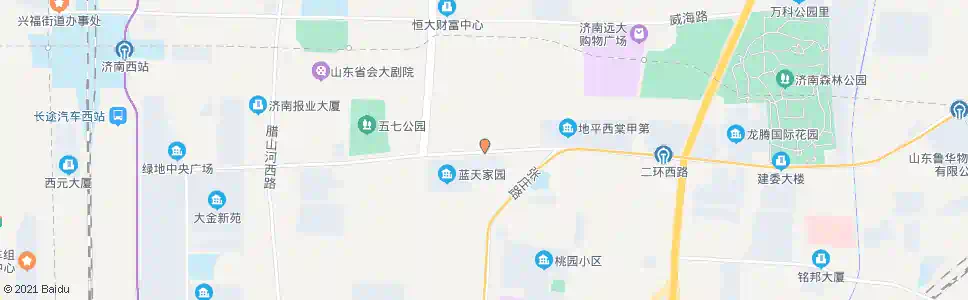 济南烟台路张庄路_公交站地图_济南公交_妙搜公交查询2025