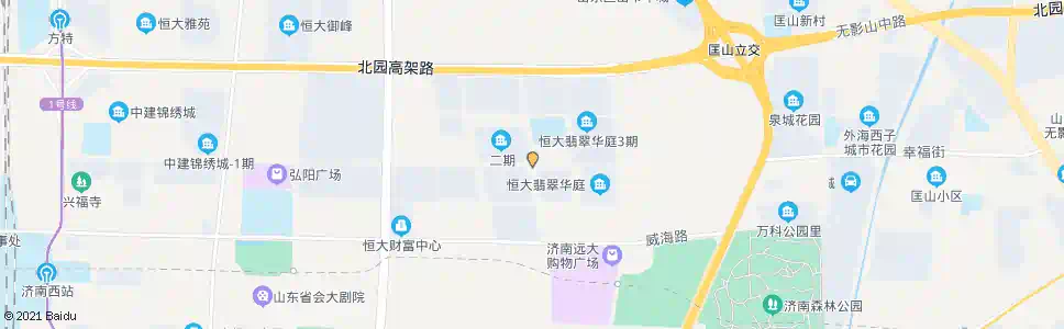 济南潍坊路兴福寺路_公交站地图_济南公交_妙搜公交查询2025