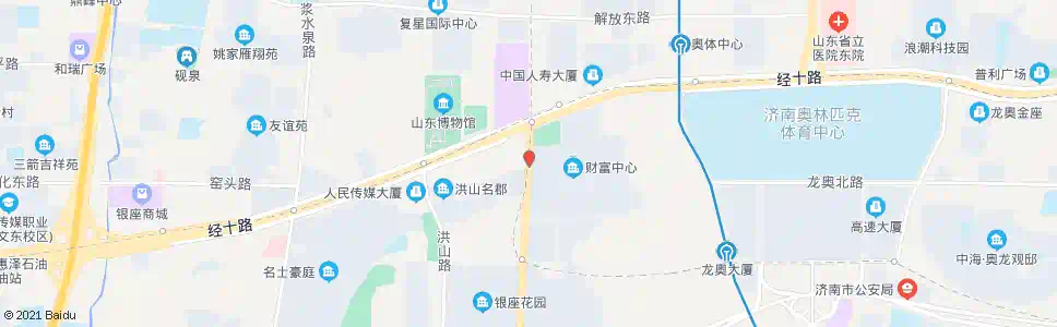 济南转山西路北口_公交站地图_济南公交_妙搜公交查询2025
