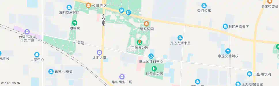 济南百脉泉_公交站地图_济南公交_妙搜公交查询2025