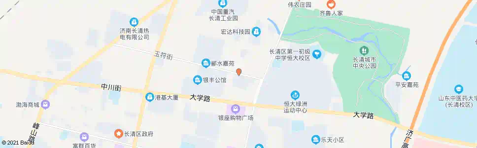 济南玉符街_公交站地图_济南公交_妙搜公交查询2025