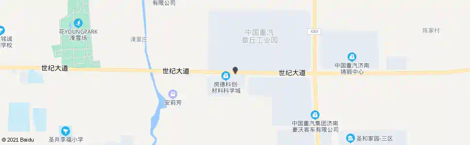 济南重汽工业园_公交站地图_济南公交_妙搜公交查询2025