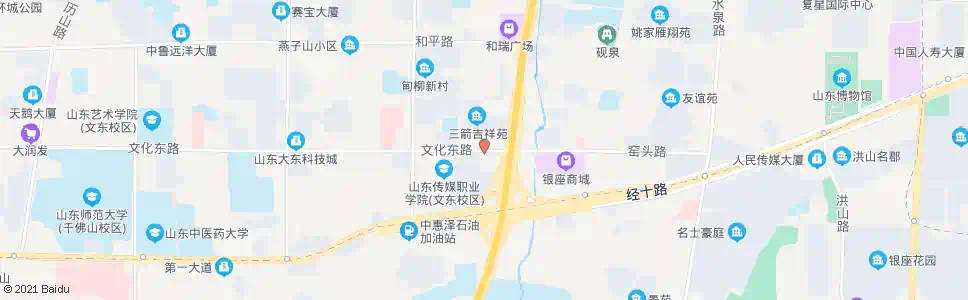 济南文化东路东口(路口北)_公交站地图_济南公交_妙搜公交查询2025