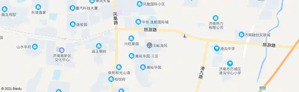济南汉峪中路旅游路_公交站地图_济南公交_妙搜公交查询2025