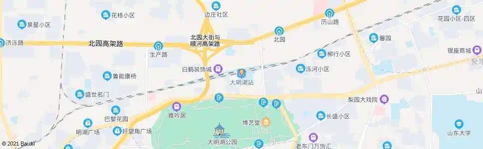 济南东方红桥_公交站地图_济南公交_妙搜公交查询2025