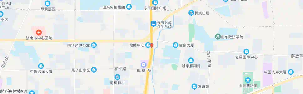 济南二环东路解放路_公交站地图_济南公交_妙搜公交查询2025