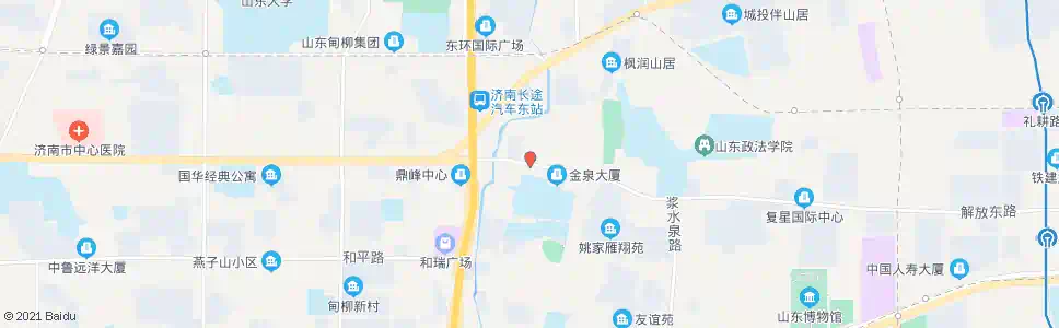 济南解放东路二环东路_公交站地图_济南公交_妙搜公交查询2025