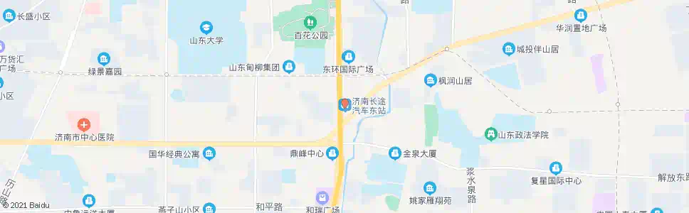 济南东仓(路口西)_公交站地图_济南公交_妙搜公交查询2025