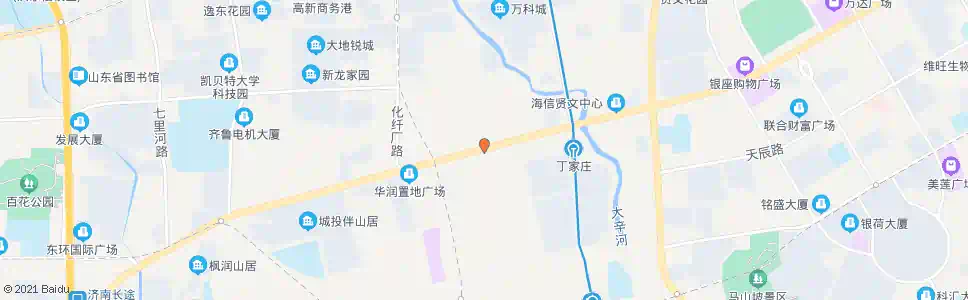 济南丁家庄西_公交站地图_济南公交_妙搜公交查询2025