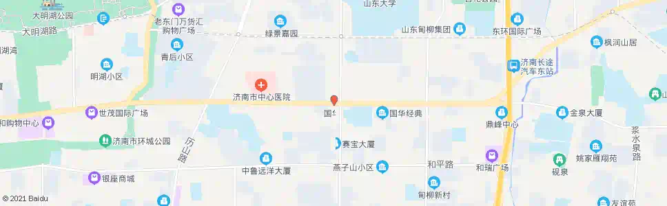 济南山大路解放路_公交站地图_济南公交_妙搜公交查询2025