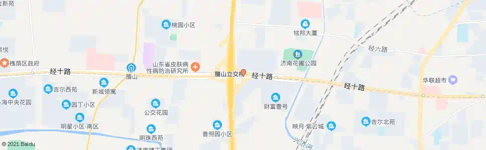 济南腊山立交桥_公交站地图_济南公交_妙搜公交查询2025