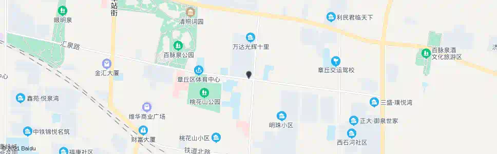 济南明水办事处_公交站地图_济南公交_妙搜公交查询2025