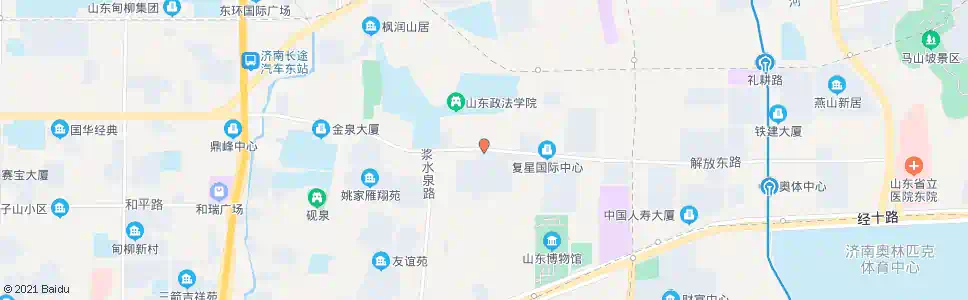 济南姚家庄东_公交站地图_济南公交_妙搜公交查询2025