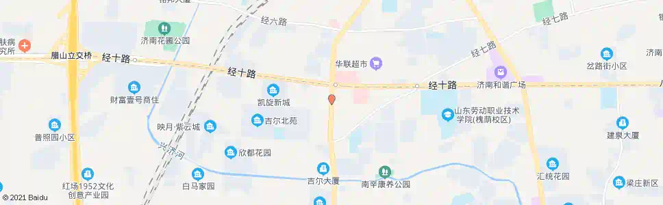 济南南辛庄西路经十路_公交站地图_济南公交_妙搜公交查询2025