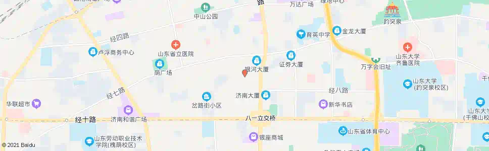 济南建国小经三路_公交站地图_济南公交_妙搜公交查询2025