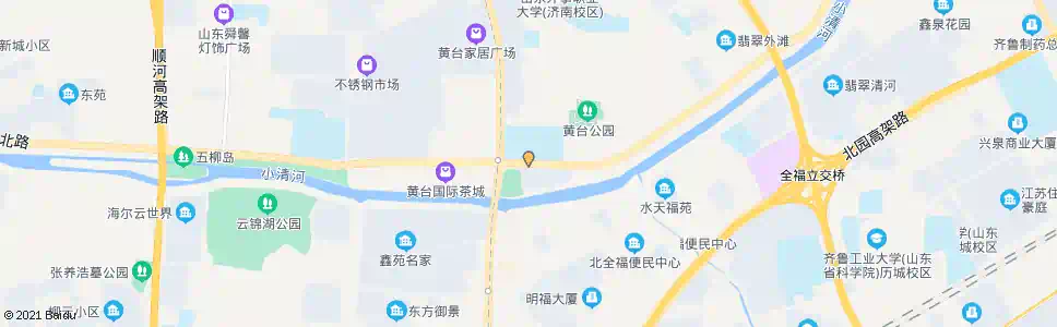 济南济南二中_公交站地图_济南公交_妙搜公交查询2025