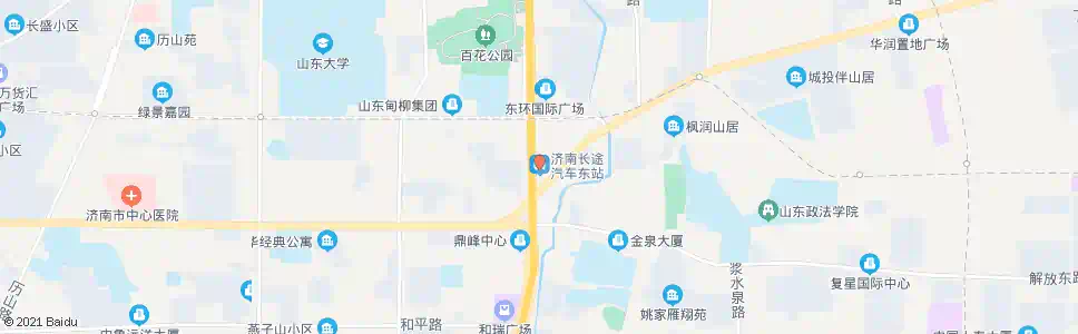 济南济南长途汽车东站(站内)_公交站地图_济南公交_妙搜公交查询2025