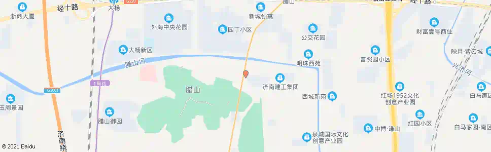 济南腊山拥军站_公交站地图_济南公交_妙搜公交查询2025