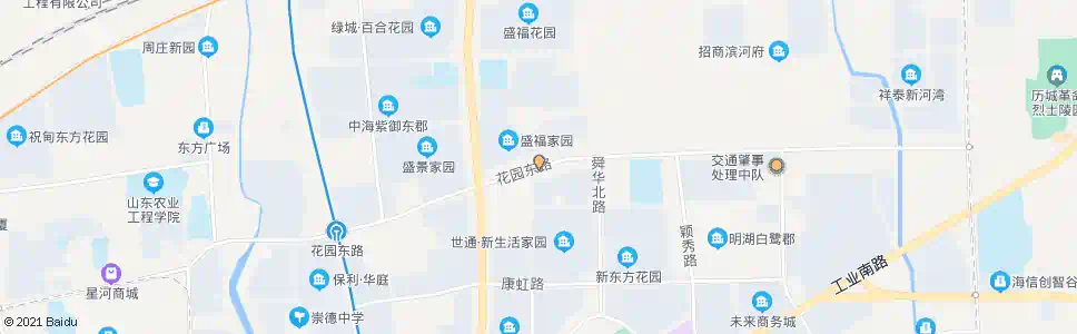 济南崇华路_公交站地图_济南公交_妙搜公交查询2025