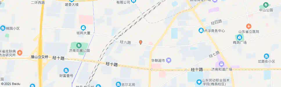 济南营市西街经六路_公交站地图_济南公交_妙搜公交查询2025