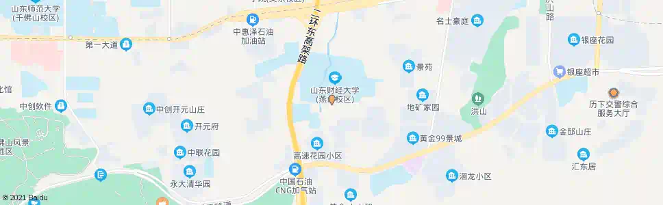 济南二环东路荆山路_公交站地图_济南公交_妙搜公交查询2025