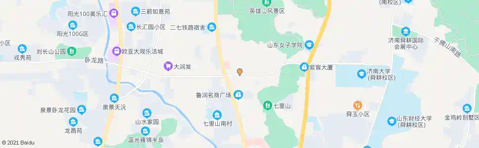 济南六里山南路西口_公交站地图_济南公交_妙搜公交查询2025