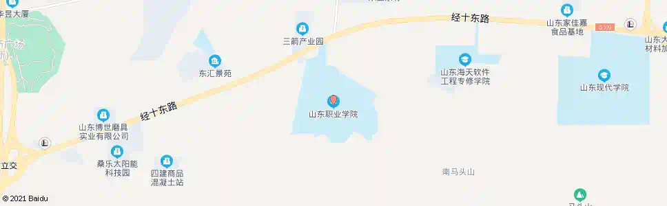 济南济南职业学院_公交站地图_济南公交_妙搜公交查询2025