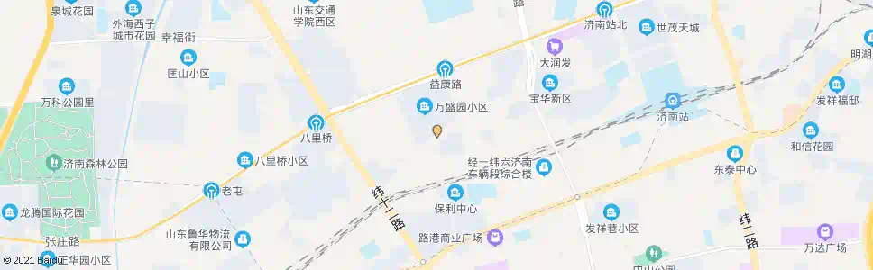 济南堤口路万盛北街_公交站地图_济南公交_妙搜公交查询2025