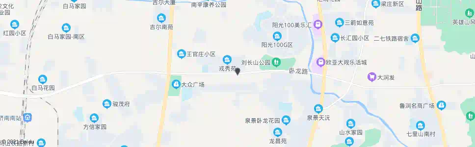 济南王官庄小区东区_公交站地图_济南公交_妙搜公交查询2025