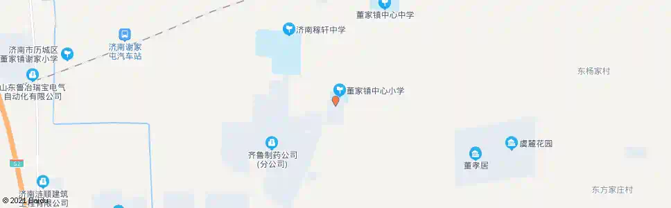 济南董家镇政府_公交站地图_济南公交_妙搜公交查询2025