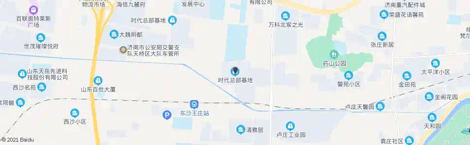 济南时代总部基地_公交站地图_济南公交_妙搜公交查询2025