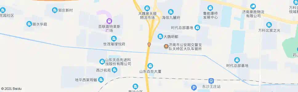 济南二环西路美里路_公交站地图_济南公交_妙搜公交查询2025