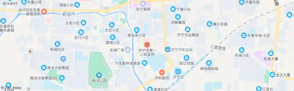 济宁城区医院_公交站地图_济宁公交_妙搜公交查询2025