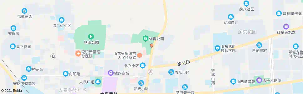 济宁体育公园_公交站地图_济宁公交_妙搜公交查询2025
