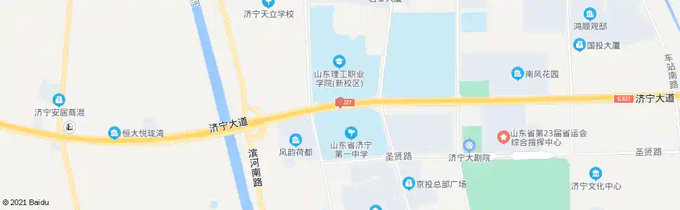 济宁理工学院南门_公交站地图_济宁公交_妙搜公交查询2025
