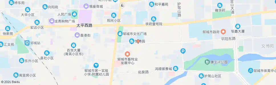 济宁邹城二中_公交站地图_济宁公交_妙搜公交查询2025