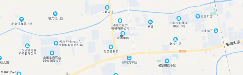 济宁宏矿工业园_公交站地图_济宁公交_妙搜公交查询2025