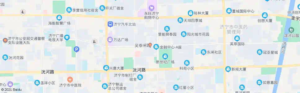 济宁世纪花园(北门)_公交站地图_济宁公交_妙搜公交查询2025