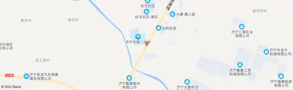 济宁二中_公交站地图_济宁公交_妙搜公交查询2025