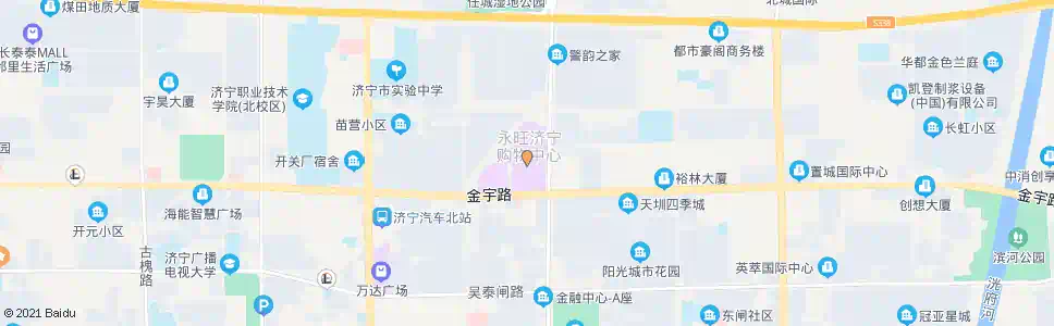 济宁永旺购物中心_公交站地图_济宁公交_妙搜公交查询2025
