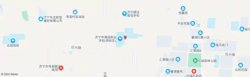 济宁济宁高职校_公交站地图_济宁公交_妙搜公交查询2025