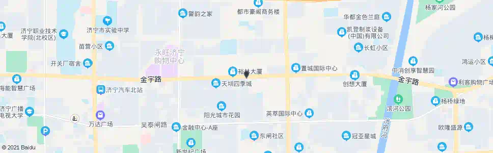济宁阳光城市花园_公交站地图_济宁公交_妙搜公交查询2025