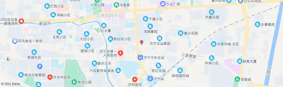 济宁解放路_公交站地图_济宁公交_妙搜公交查询2025