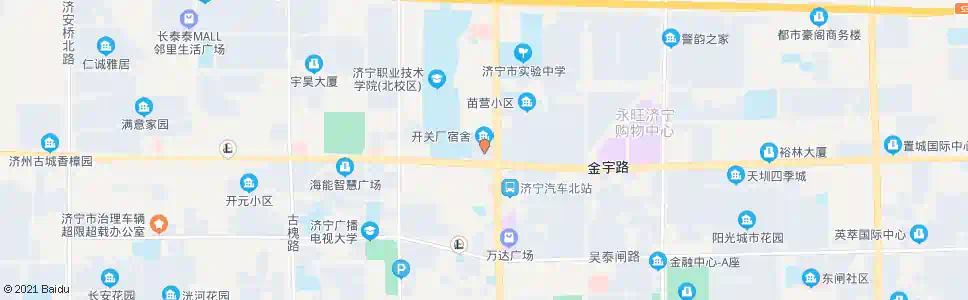 济宁鑫宇服装城_公交站地图_济宁公交_妙搜公交查询2025