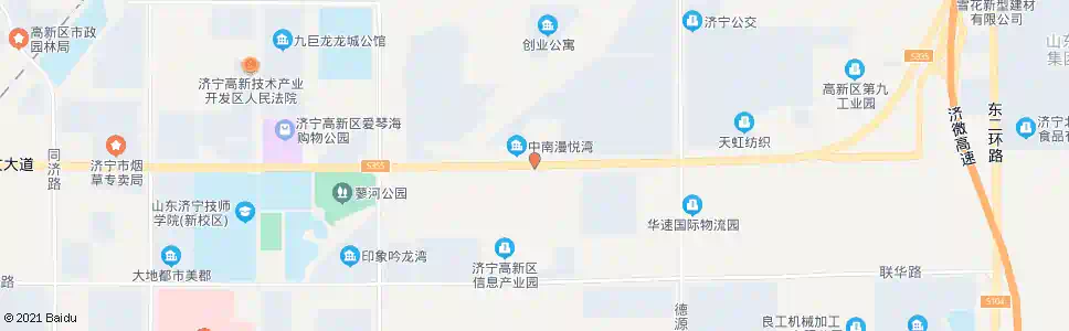 济宁联合电子科技园_公交站地图_济宁公交_妙搜公交查询2025