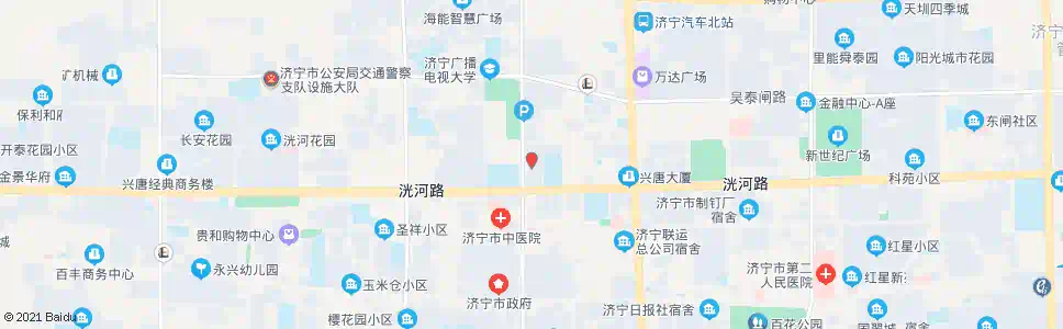 济宁亿维数码广场_公交站地图_济宁公交_妙搜公交查询2025