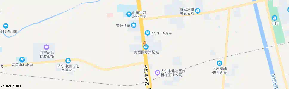 济宁美恒汽博城_公交站地图_济宁公交_妙搜公交查询2025